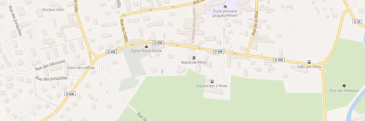 Plan du 8B Rue de l’Eglise à Pîtres