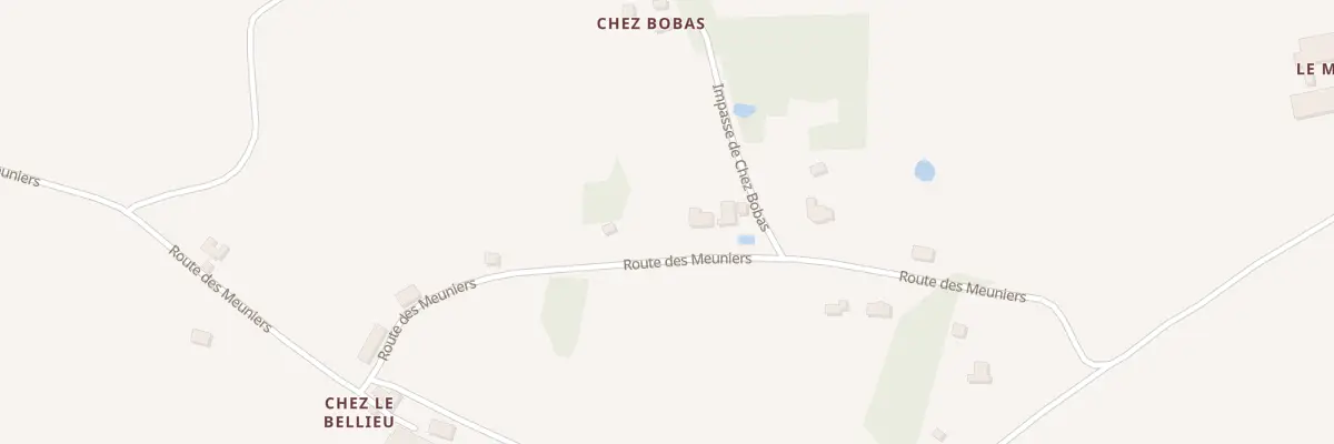 Plan de Chez Bobas à Saint-Mesmin