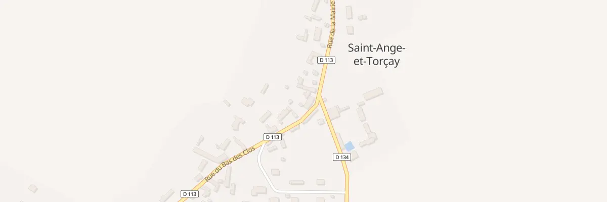 Plan du 2 Rue du Bas des Clos à Saint-Ange-et-Torçay