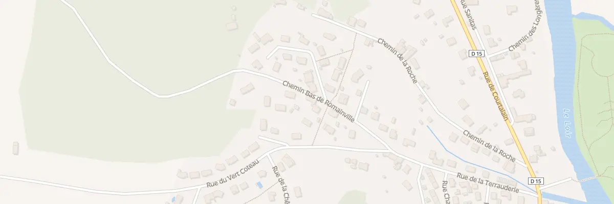 Plan du 7 Che du Bas de Romainville à Cloyes-les-Trois-Rivières