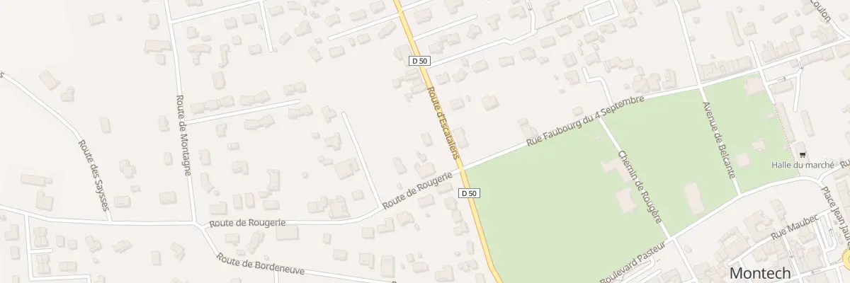 Plan du 233 Rte d’Escatalens à Montech