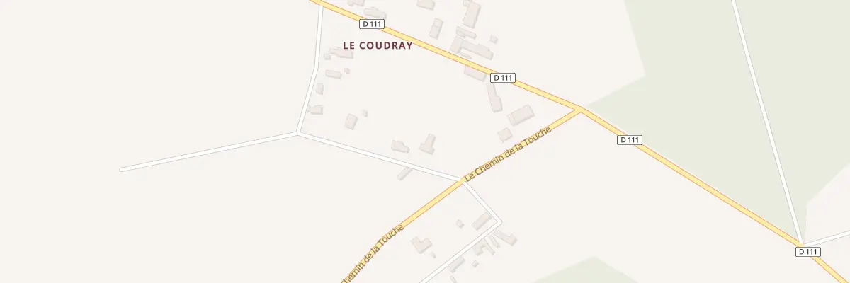 Plan du 13 Le Coudray à Saint-Denis-Lanneray