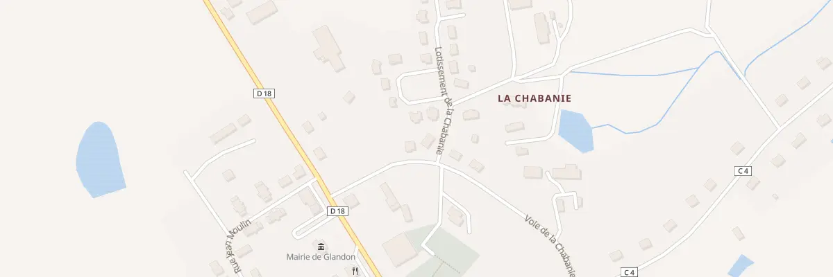 Plan du 23 Lot de la Chabanie à Glandon