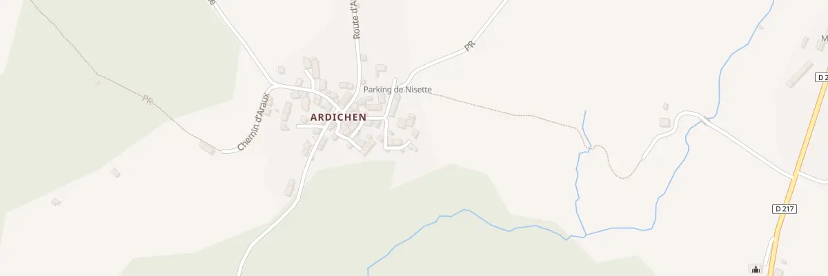 Plan du 103 Ardichen à Soulan