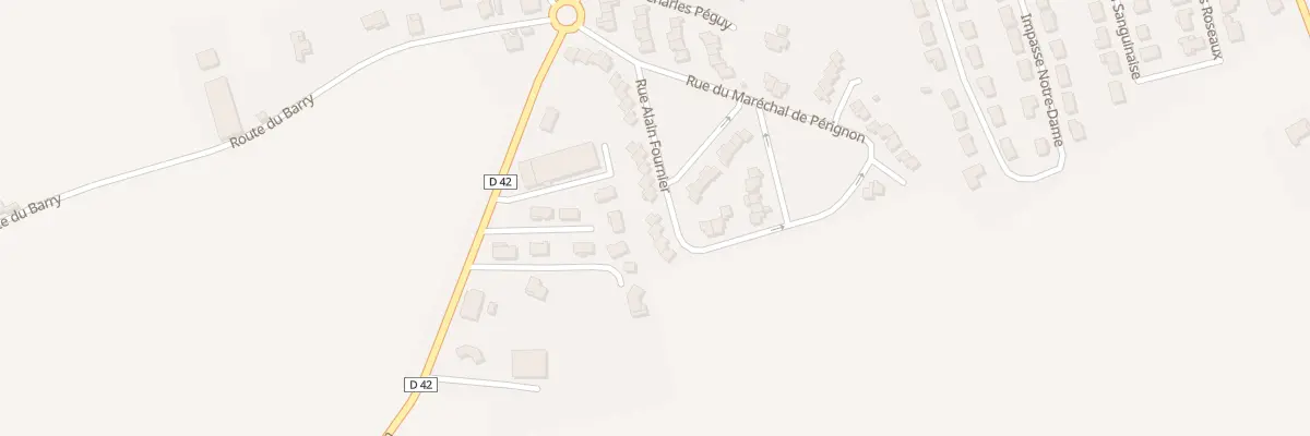 Plan du 20 Rue Alain Fournier à Montech