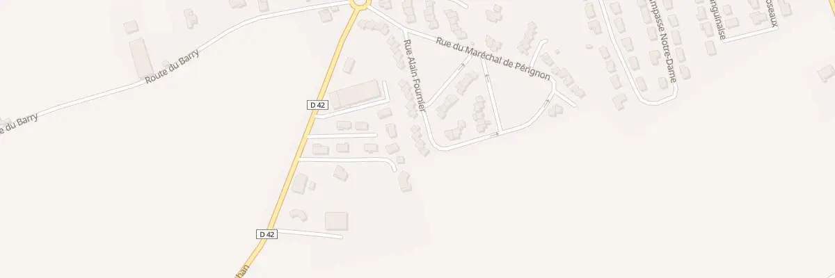 Plan du 22 Rue Alain Fournier à Montech