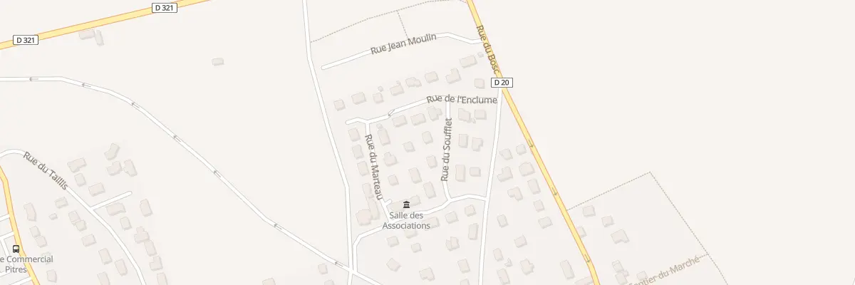 Plan du 7 Rue du Soufflet à Pîtres