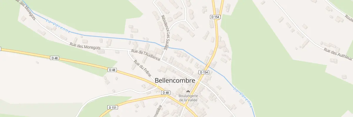 Plan du 12 Rue de l’Audience à Bellencombre