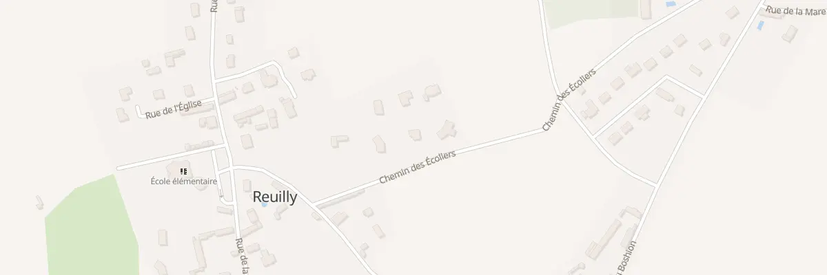 Plan du 12 Che des Ecoliers à Reuilly