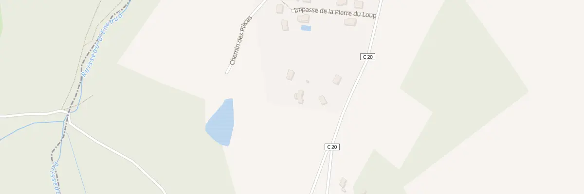 Plan du 22 Rte de Bellevue à Solignac