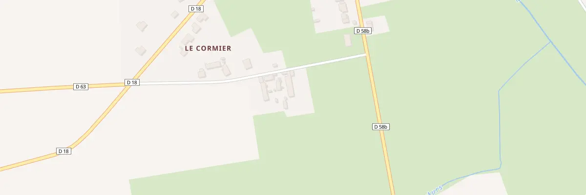 Plan du 1 Le Cormier à Clion