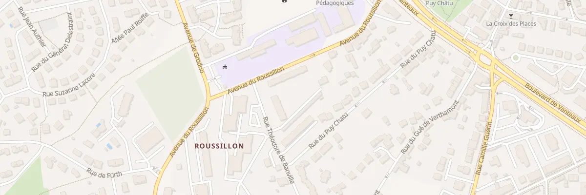 Plan du 20 Rue Théodore de Banville à Limoges