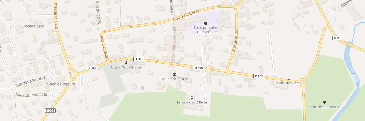 Plan du 11 Rue de l’Eglise à Pîtres