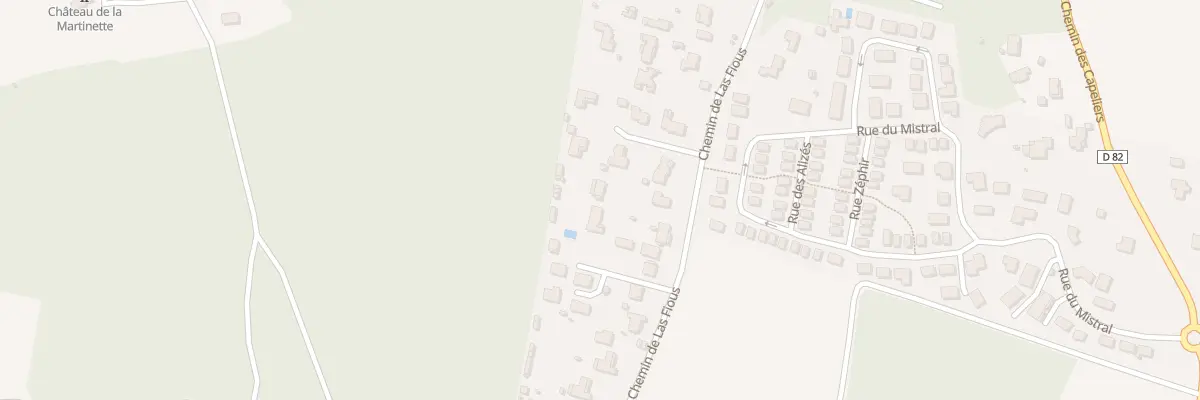 Plan du 610 Che de Las Fious à Fonsorbes