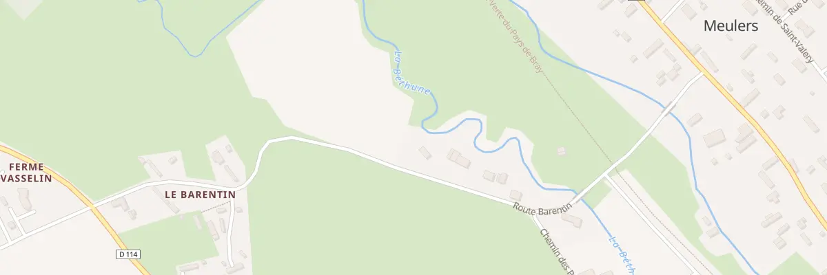 Plan du 363 Rte Barentin à Meulers