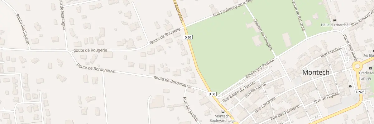 Plan du 73 Rte d’Escatalens à Montech