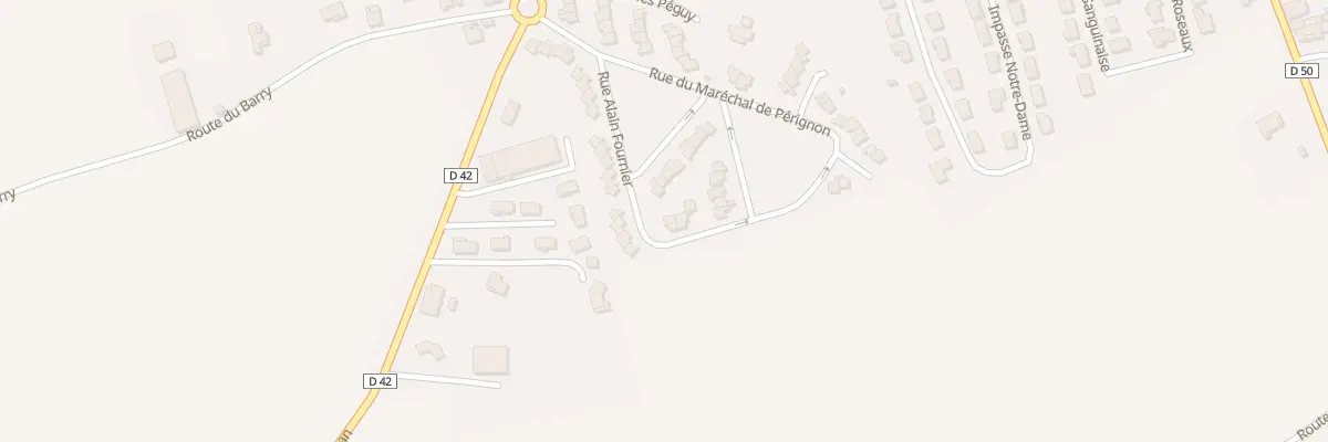 Plan du 1 Rue Alain Fournier à Montech