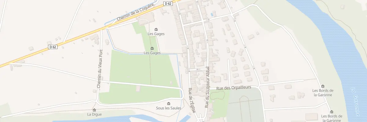 Plan du 5 Rue de l’Eglise à Carbonne