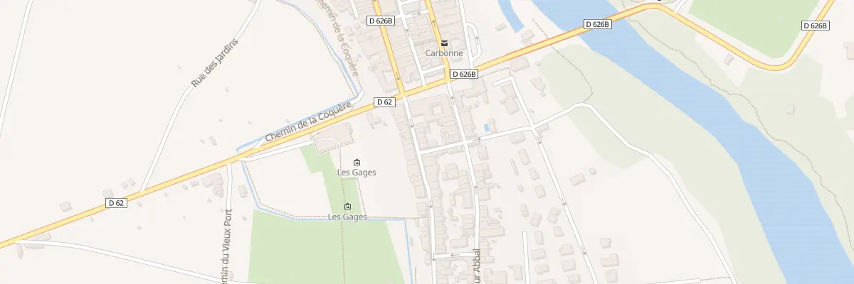 Plan du 58 Rue de l’Eglise à Carbonne