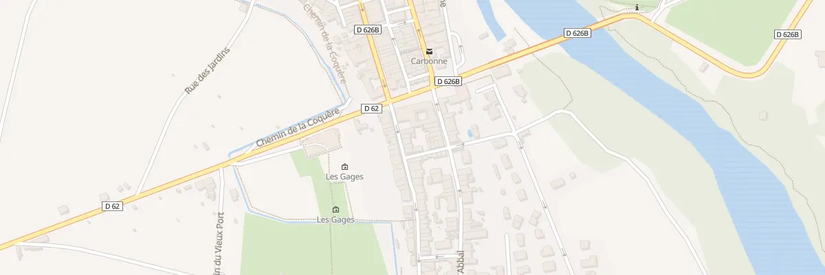 Plan du 62 Rue de l’Eglise à Carbonne