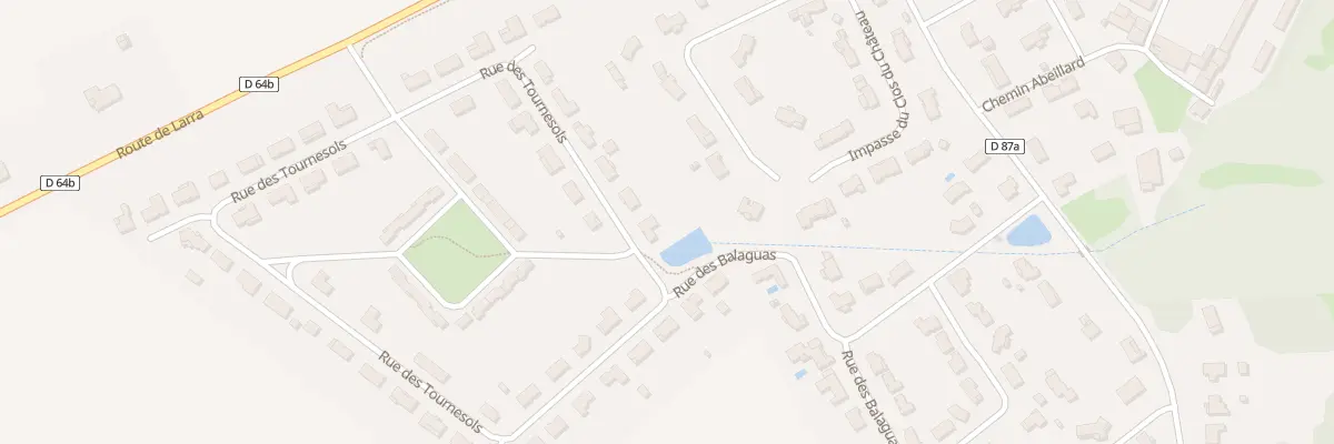 Plan du 58 Rue des Tournesols à Larra