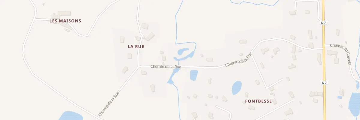 Plan du 18 Che de la Rue à Saint-Jouvent