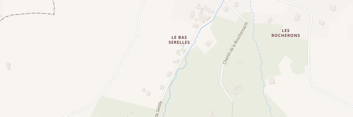 Plan du 10 Rte de Serelle à Angé