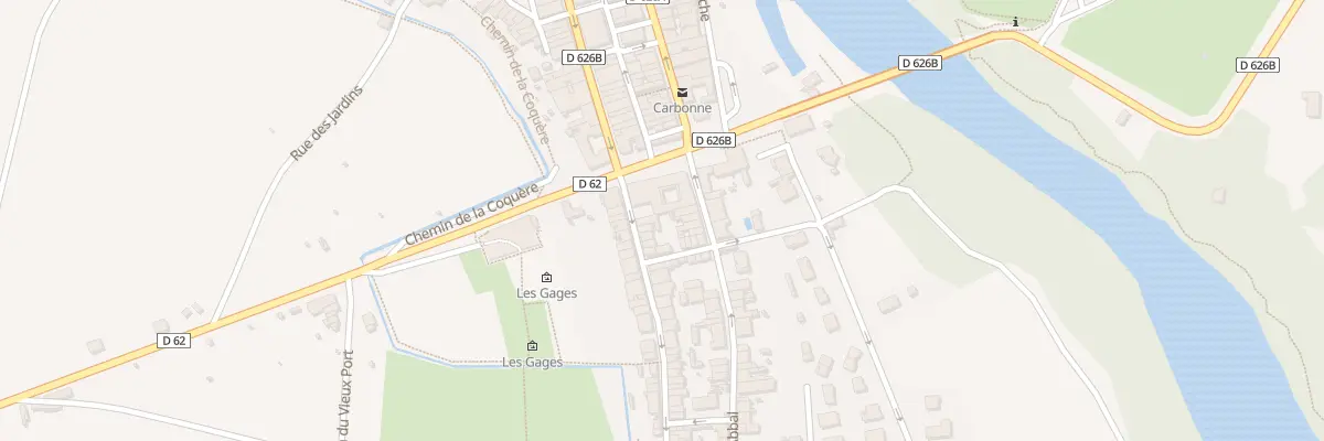 Plan du 64 Rue de l’Eglise à Carbonne