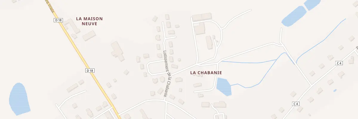 Plan du 6 Lot de la Chabanie à Glandon