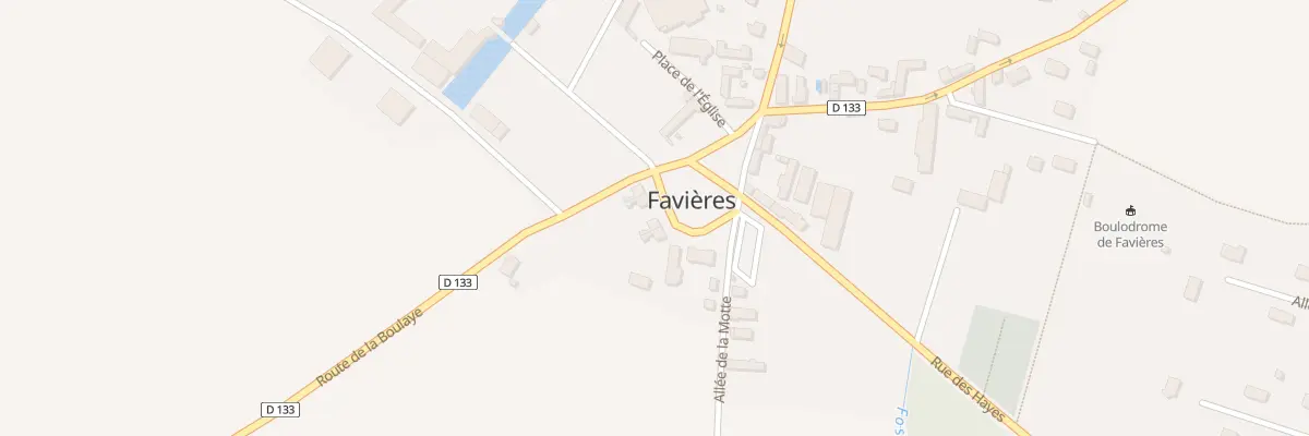 Plan du 5 Pl Maurice Deschamps à Favières