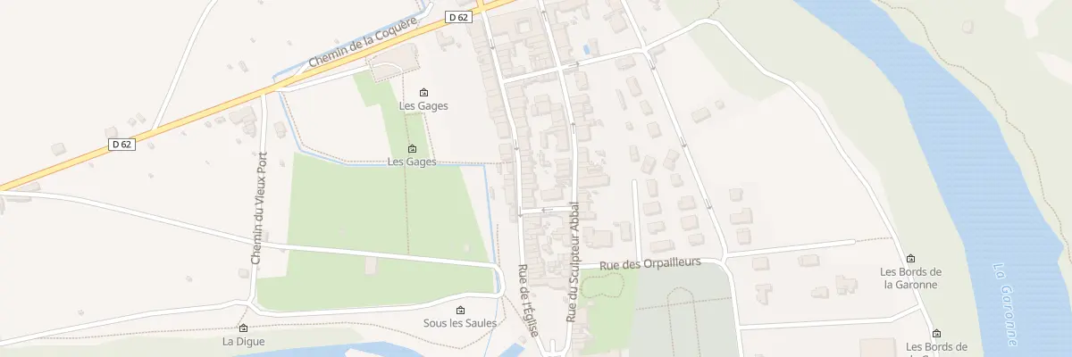 Plan du 32 Rue de l’Eglise à Carbonne