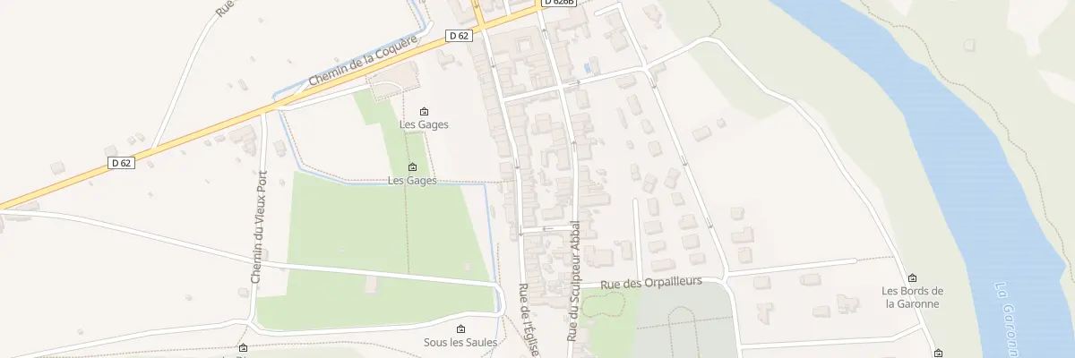 Plan du 38 Rue de l’Eglise à Carbonne