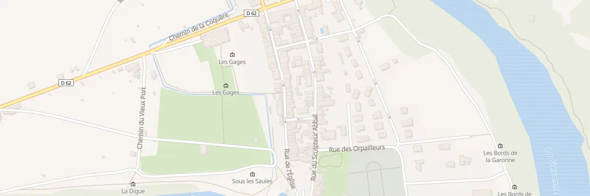Plan du 34 Rue de l’Eglise à Carbonne