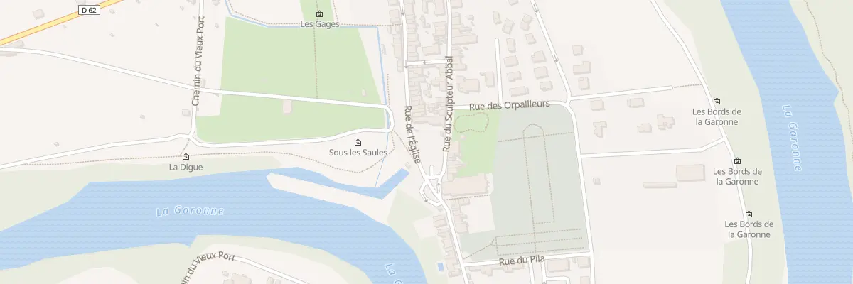 Plan du 2 Rue de l’Eglise à Carbonne