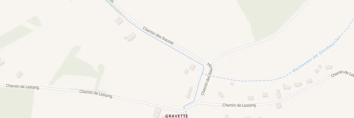 Plan du 55 Che des Nauzes à Meauzac
