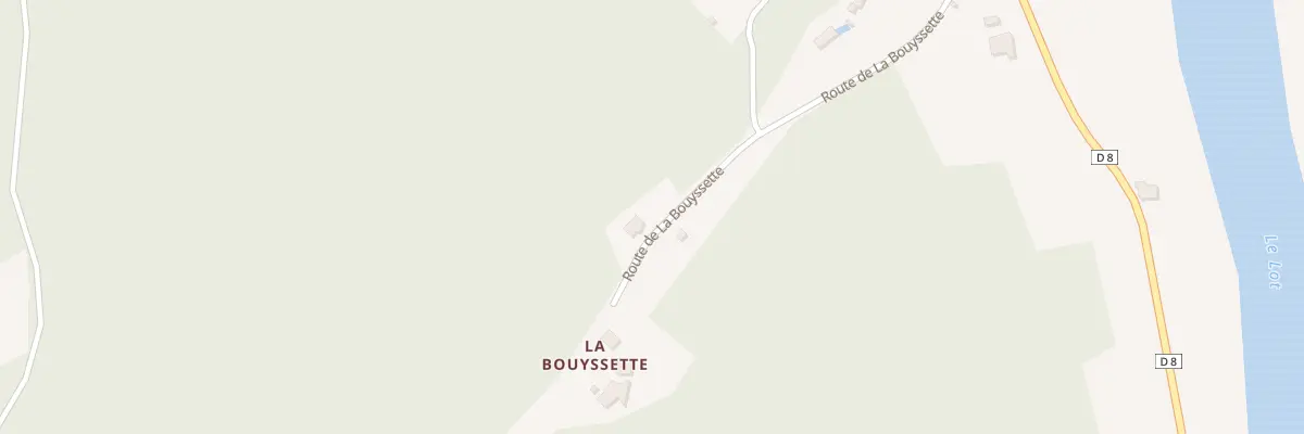 Plan du 308 Rte de La Bouyssette à Albas