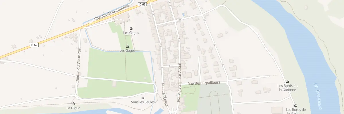 Plan du 30 Rue de l’Eglise à Carbonne