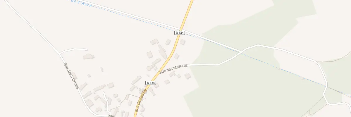 Plan du 1B Rue de Vaudry à Saint-Rémy-sur-Avre