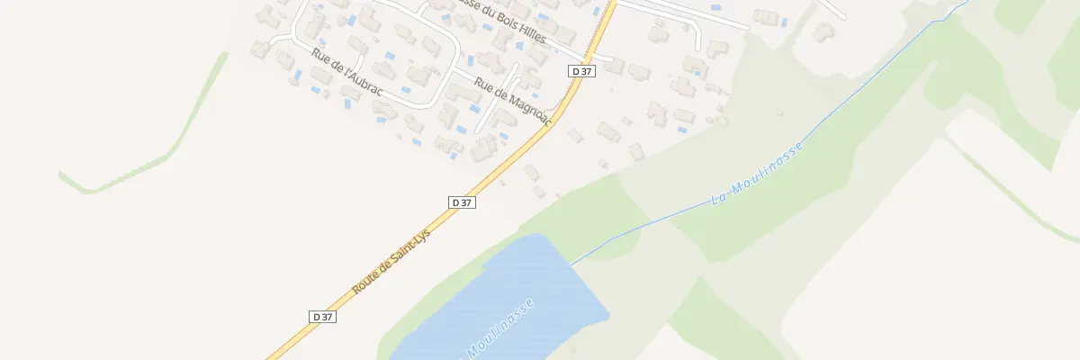 Plan du 46 Rte de St Lys à Léguevin