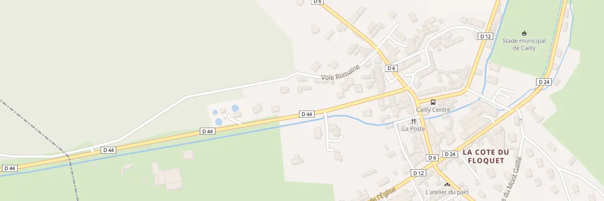 Plan du 5075 Le Bourg à Cailly