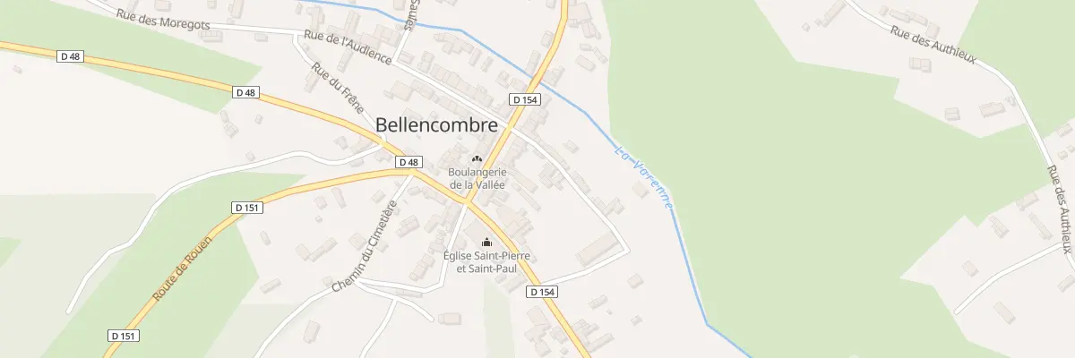 Plan du 10 Rte de Dieppe à Bellencombre