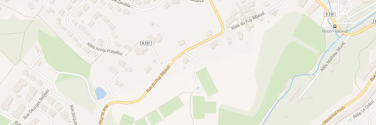 Plan du 60 Rue du Puy Réjaud à Limoges