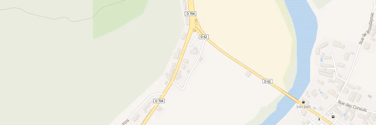Plan du 61 Sous la Roche à Condat-sur-Vézère