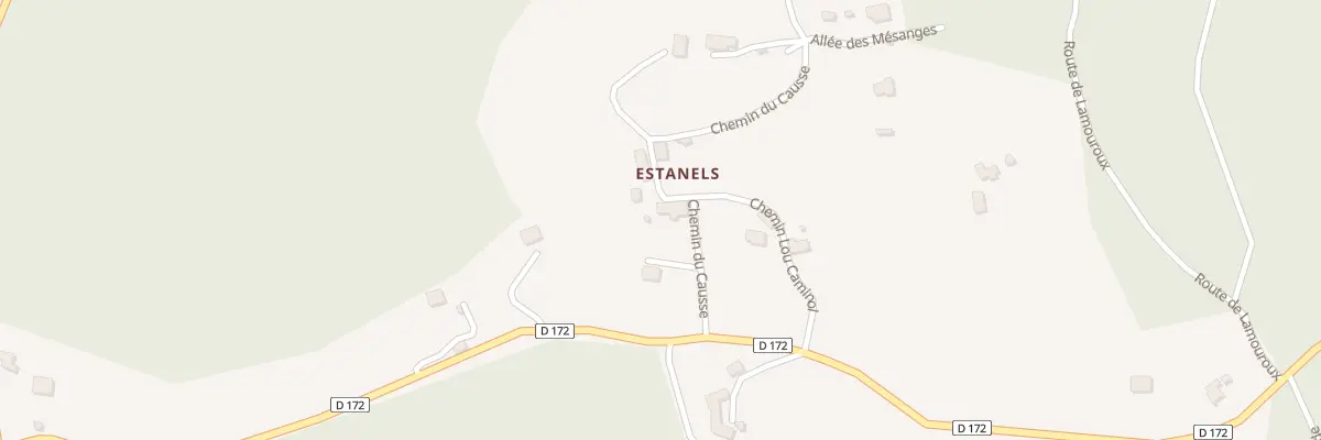 Plan du 5116F Estanels à Lherm