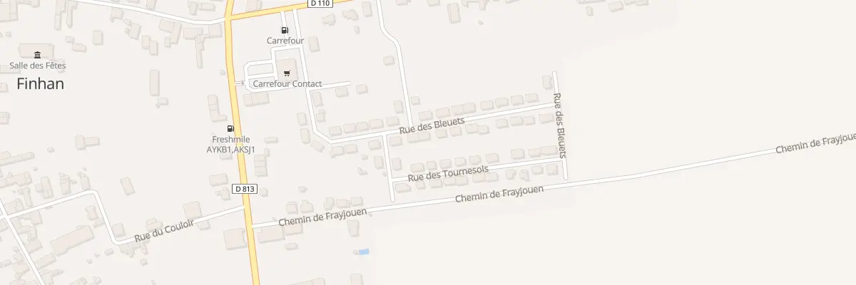 Plan du 18 Rue des Bleuets à Finhan