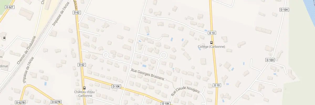 Plan du 9 Rue Charles Trénet à Carbonne