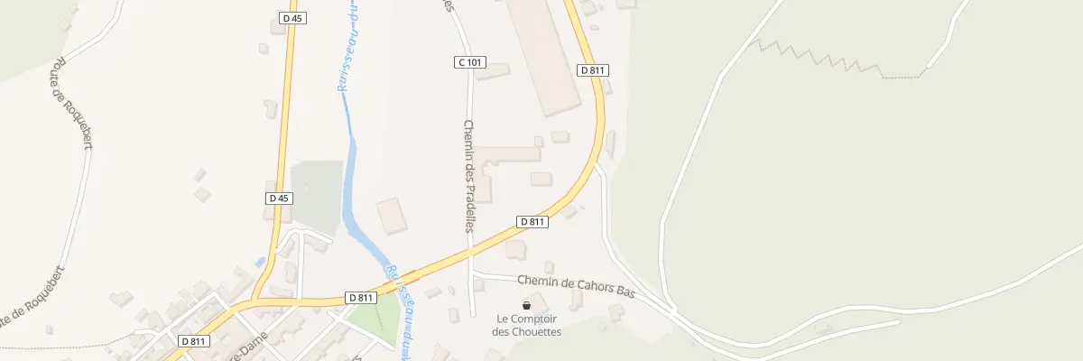 Plan du 31 Av de la Bastide à Castelfranc