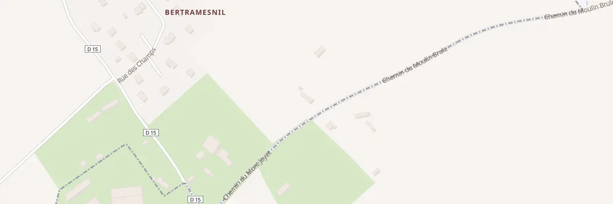 Plan du 221 Rue du Mont Joyet à Cottévrard