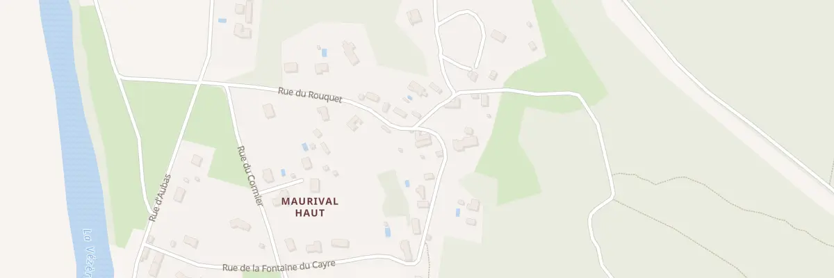 Plan du 138 Maurival Haut à Condat-sur-Vézère