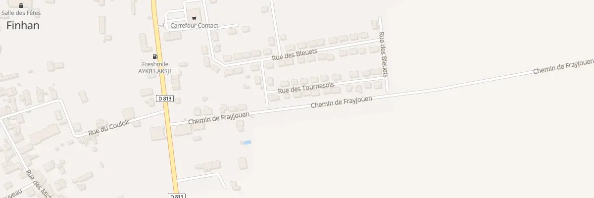 Plan du 7 Rue des Tournesols à Finhan